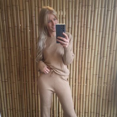 Set donna camel Set donna camel