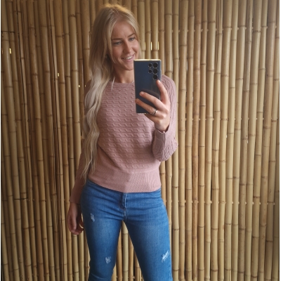 Trui petra roze Trui petra roze