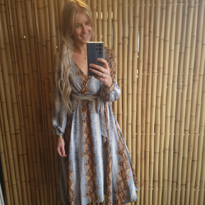 Snake dress (lang model) 