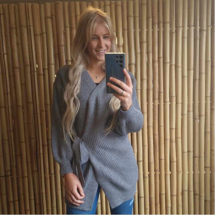 Cardigan vest grijs